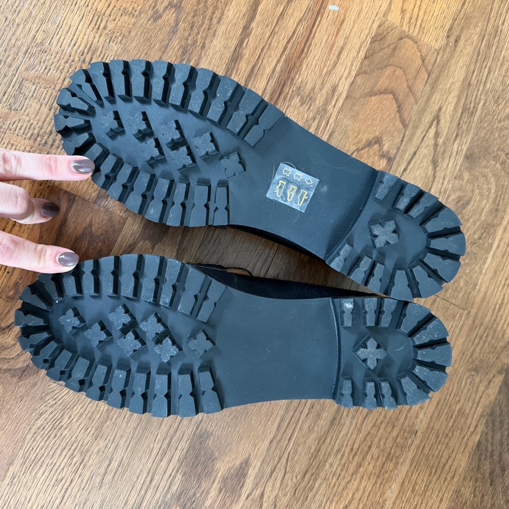 Madewell - The Corinne Lugsole Loafers - Black - size 9 - Picture 6 of 6